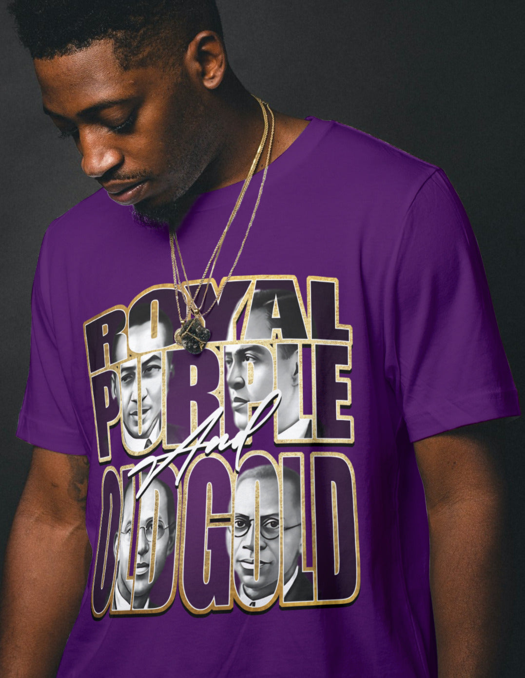 ROYAL PURPLE AND OLD GOLD DESIGN BY Waymaker Designs image 0