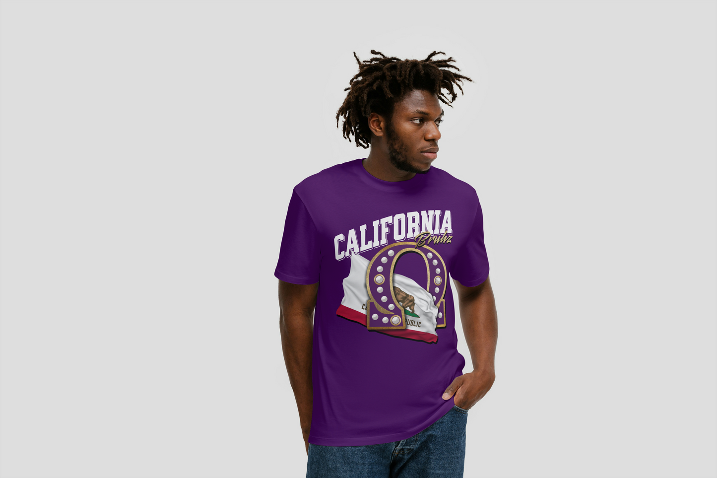 BRUHZ REP YOUR STATE DESIGN CUSTOMIZED WITH STATE OF CHOICE (PLEASE LIST THE STATE THAT YOU WOULD LIKE IN THE ORDER NOTE BOX ON THE CHECKOUT PAGE) DESIGN BY WAYMAKER DESIGNS INC.