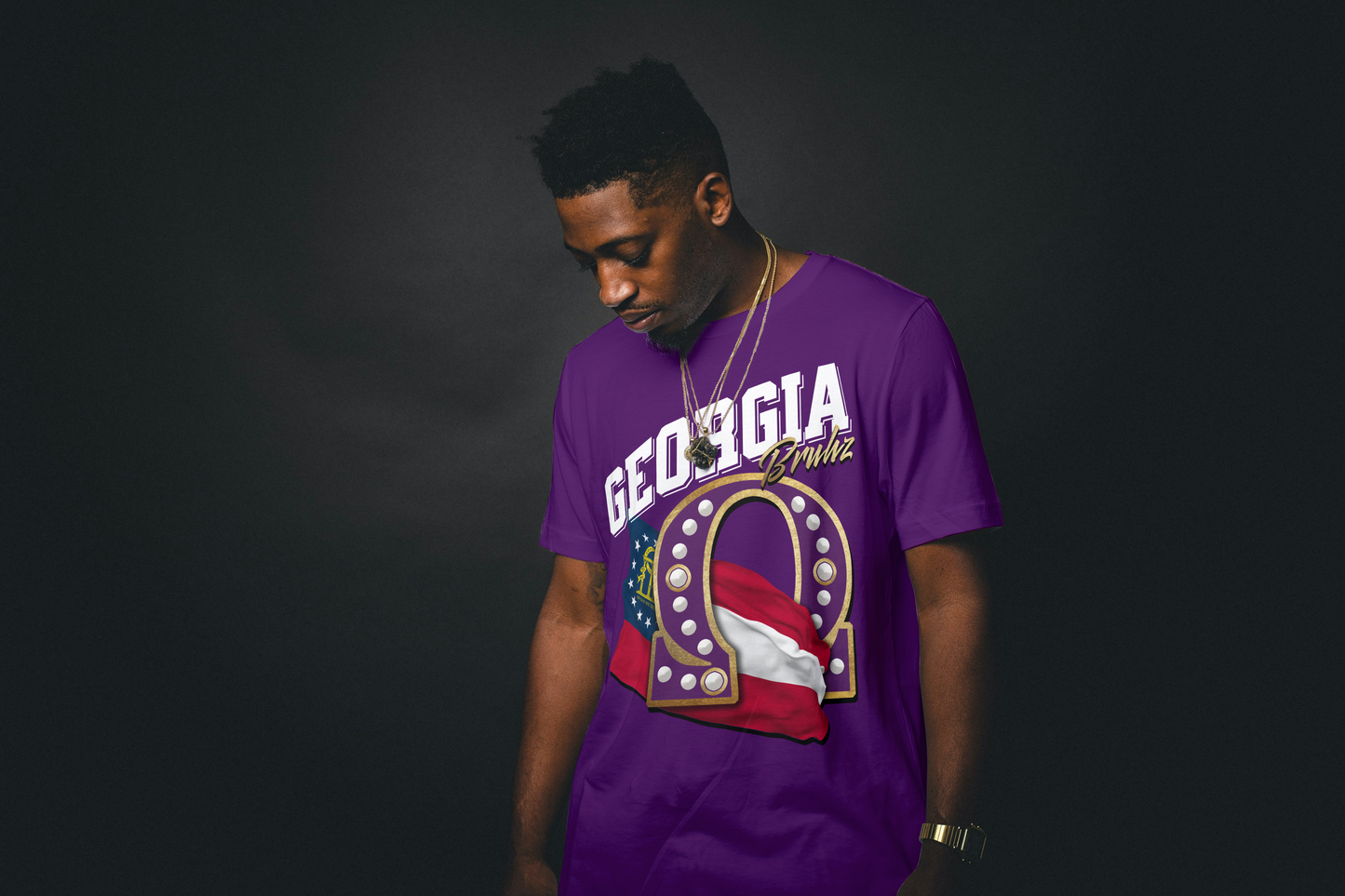 BRUHZ REP YOUR STATE DESIGN CUSTOMIZED WITH STATE OF CHOICE (PLEASE LIST THE STATE THAT YOU WOULD LIKE IN THE ORDER NOTE BOX ON THE CHECKOUT PAGE) DESIGN BY WAYMAKER DESIGNS INC.