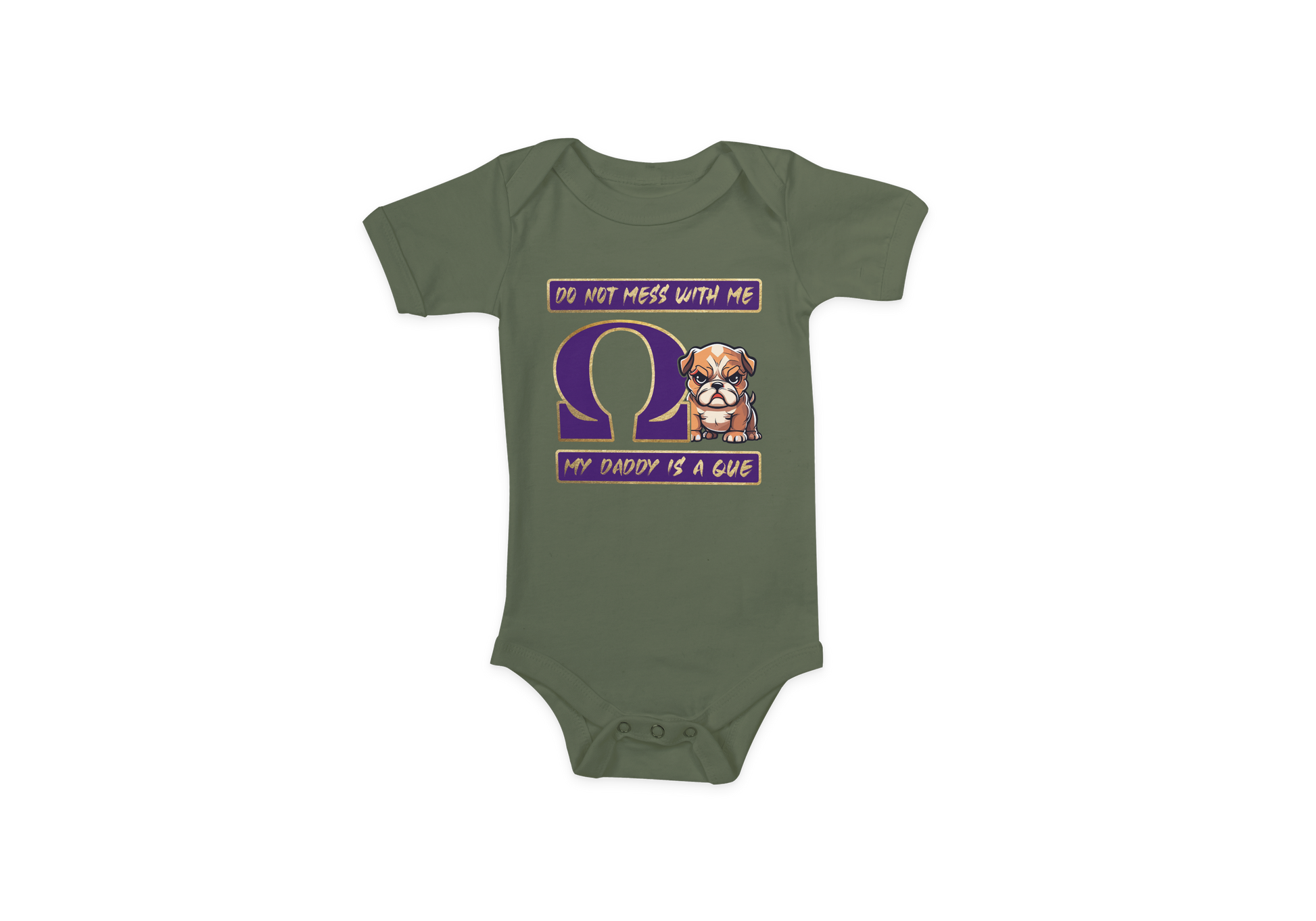 Infant Do Not Mess With Me My Daddy Is A Que image 0