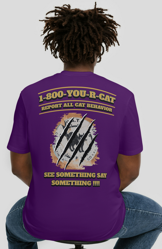 VINTAGE SEE SOMETHING SAY SOMETHING DOUBLE SIDED design by Waymaker Designs Inc.