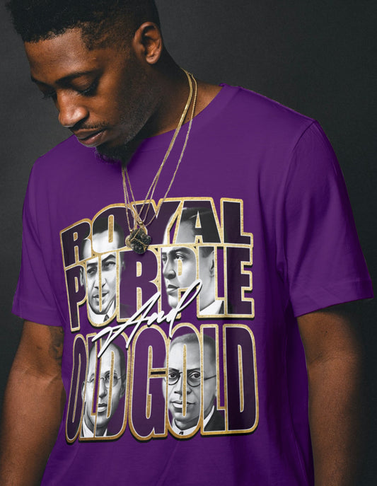 ROYAL PURPLE AND OLD GOLD DESIGN BY Waymaker Designs image 0