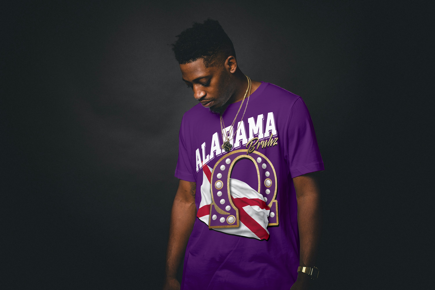 BRUHZ REP YOUR STATE DESIGN CUSTOMIZED WITH STATE OF CHOICE (PLEASE LIST THE STATE THAT YOU WOULD LIKE IN THE ORDER NOTE BOX ON THE CHECKOUT PAGE)  DESIGN BY WAYMAKER DESIGNS INC.